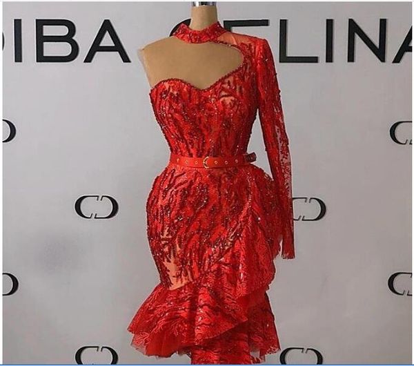 chic red mermaid prom dresses high neck appliqued sequined beaded belt homecoming dresses long sleeves ruffle knee length formal party gowns
chic red mermaid prom dresses high neck appliqued sequined beaded belt homecoming dresses long sleeves ruffle knee length formal party gowns