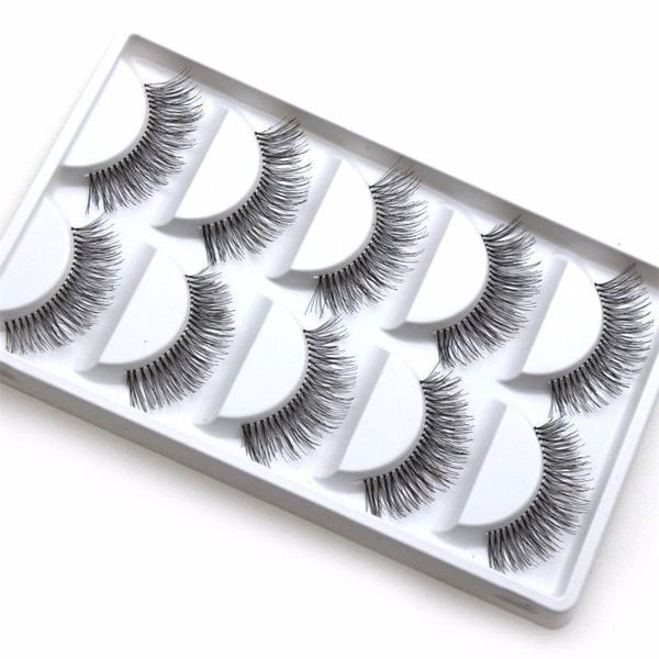 false eyelashes 5 pairs long makeup cross thick natural handmade eye lashes tools cosmetic faux a21
false eyelashes 5 pairs long makeup cross thick natural handmade eye lashes tools cosmetic faux a21