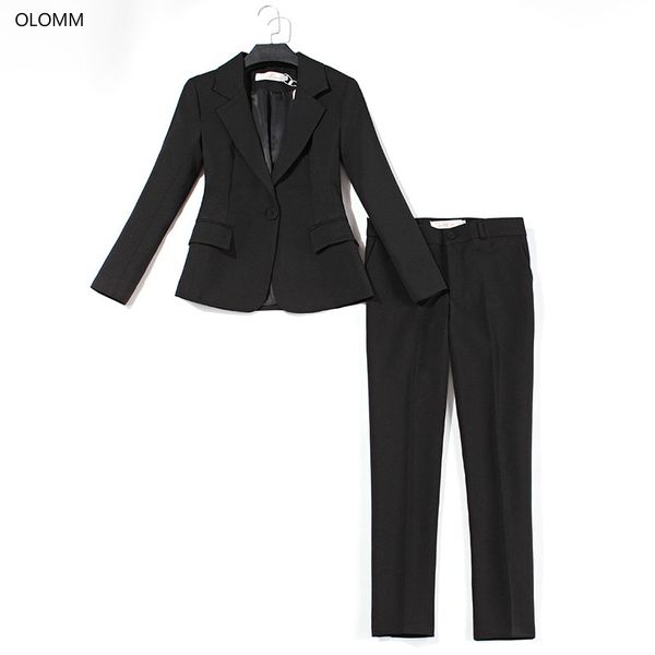 women's professional pants set office black suit two piece set 2020 spring and autumn new slim jacket feminine, White;black
women's professional pants set office black suit two piece set 2020 spring and autumn new slim jacket feminine, White;black
