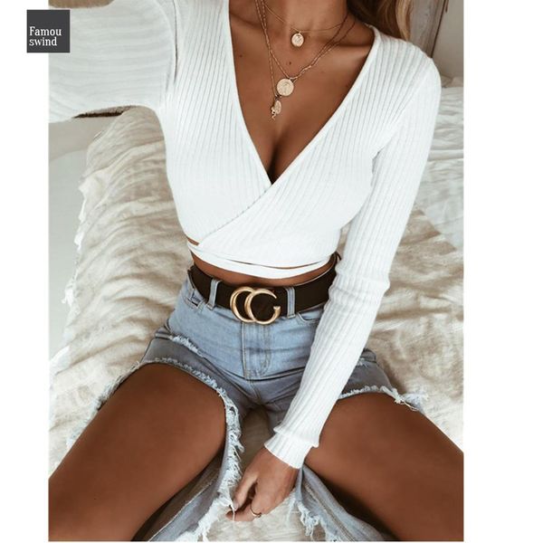 осень футболка sexy глубокий v шеи exposed navel топ с длинными рукавами черный футболка женская трикотажная ремни тенниска, White
осень футболка sexy глубокий v шеи exposed navel топ с длинными рукавами черный футболка женская трикотажная ремни тенниска, White