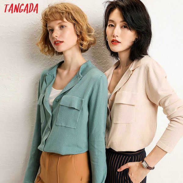 tangada fashion women solid sweater coat autumn winter long sleeve turn down collar cardigan sweater pockets outwear aqj07, White
tangada fashion women solid sweater coat autumn winter long sleeve turn down collar cardigan sweater pockets outwear aqj07, White