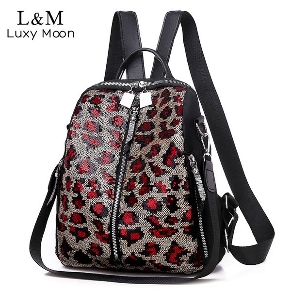 fashion sequin women backpack leopard print large capacity school bag for teenage girl ladies travel shoulder bag mochila xa492h
fashion sequin women backpack leopard print large capacity school bag for teenage girl ladies travel shoulder bag mochila xa492h