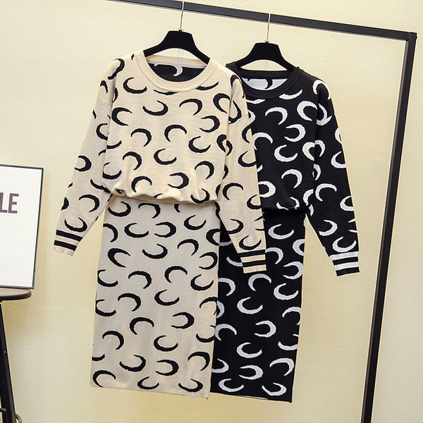 women polka dot sets casual knitted knit set skirt two-piece sets long sleeve women autumn two piece skirt chandals mujer, White
women polka dot sets casual knitted knit set skirt two-piece sets long sleeve women autumn two piece skirt chandals mujer, White