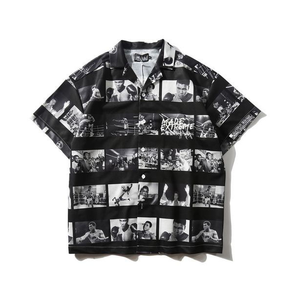 3d boxing star printed short sleeve shirts streetwear hip hop rock rapper hawaiian beach floral vintage summer casual shirts, White;black
3d boxing star printed short sleeve shirts streetwear hip hop rock rapper hawaiian beach floral vintage summer casual shirts, White;black