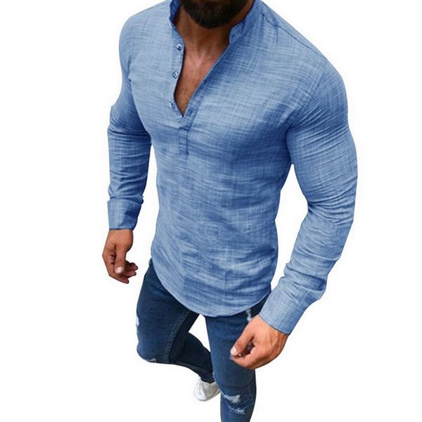 monerffi men slim fit shirts male mandarin collar v neck cotton linen shirt hombre camisa autumn long sleeve flax shirts, White;black
monerffi men slim fit shirts male mandarin collar v neck cotton linen shirt hombre camisa autumn long sleeve flax shirts, White;black