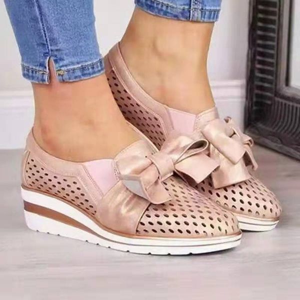 women casual shoes fashion bowknot hollow thick bottom wedge low-women's shoes european and american women roman, Black
women casual shoes fashion bowknot hollow thick bottom wedge low-women's shoes european and american women roman, Black