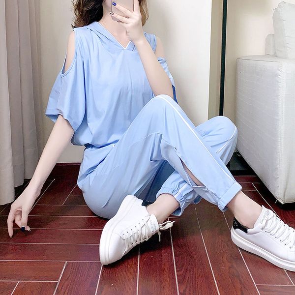2020 новый summer casual two piece set top и свободные брюки 2 и др peice swomen краткости лета тенниска и wide leg штаны костюм z07, White
2020 новый summer casual two piece set top и свободные брюки 2 и др peice swomen краткости лета тенниска и wide leg штаны костюм z07, White