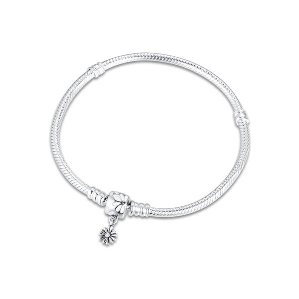 

other bracelets ckk bracelet daisy flower clasp for women pulseira feminina masculina pulseras mujer silver 925 sterling jewelry, Golden;silver