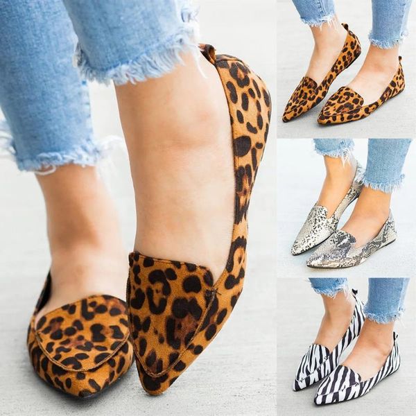 fashion women's pointed toe flat walking shoes leopard single lazy shoes ladies loafers outdoor sneakers driving office footwear, Black
fashion women's pointed toe flat walking shoes leopard single lazy shoes ladies loafers outdoor sneakers driving office footwear, Black