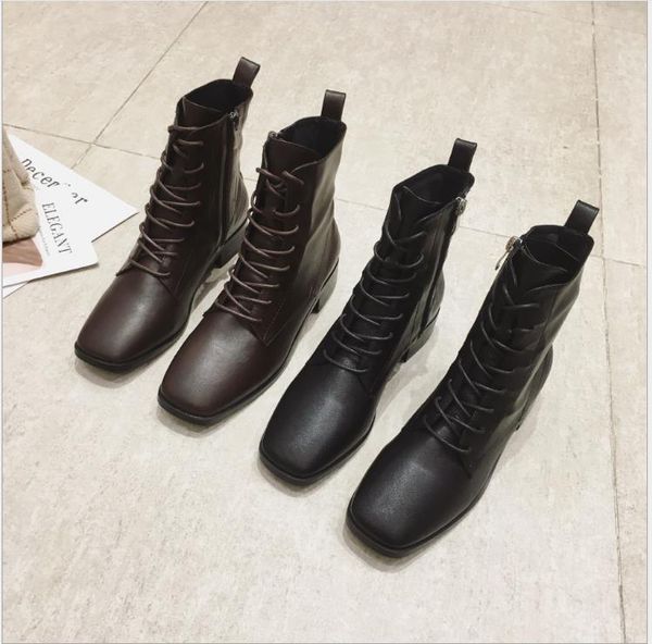 autumn and winter new knight boots thick with short boots thick bottom locomotive single boots, Black
autumn and winter new knight boots thick with short boots thick bottom locomotive single boots, Black