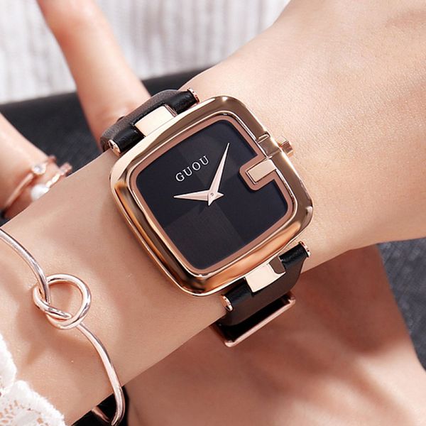 guou women's watches 2019 fashion ladies watches for women bracelet watch women luxury montre femme square clock saat ly191226, Slivery;brown
guou women's watches 2019 fashion ladies watches for women bracelet watch women luxury montre femme square clock saat ly191226, Slivery;brown
