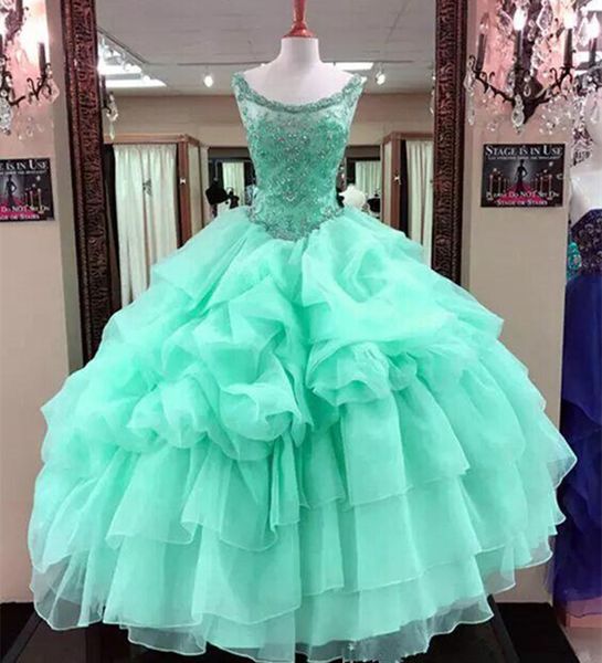 2019 amazing ball gown quinceanera dresses beaded ruffles lace up organza sweetheart sweet 16 year party vestidos de 15 anos qc1370, Blue;red
2019 amazing ball gown quinceanera dresses beaded ruffles lace up organza sweetheart sweet 16 year party vestidos de 15 anos qc1370, Blue;red