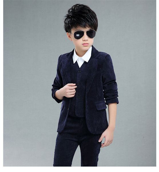 fashion child suit corduroy boy clothes slim wedding suits for boys white and blue, Blue;gray
fashion child suit corduroy boy clothes slim wedding suits for boys white and blue, Blue;gray
