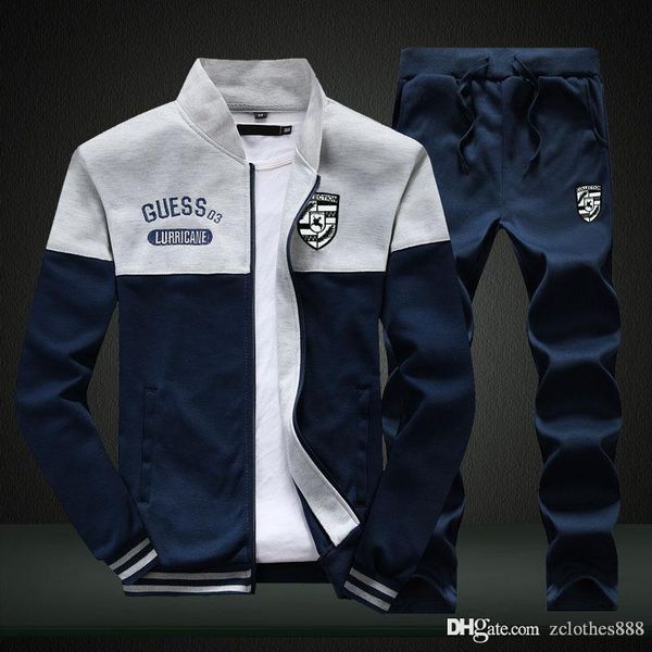 2020 new men's tracksuits coats men sweat suit sweatshirts suits mens sportswear tracksuit set fashion designer tracksuit men track sui, Gray 
2020 new men's tracksuits coats men sweat suit sweatshirts suits mens sportswear tracksuit set fashion designer tracksuit men track sui, Gray