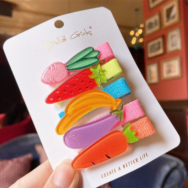 2020 new korean cute children cartoon colorful acrylic fruit duckbill clip fashion sweet princess girl hairpins hair accessories, Slivery;white
2020 new korean cute children cartoon colorful acrylic fruit duckbill clip fashion sweet princess girl hairpins hair accessories, Slivery;white