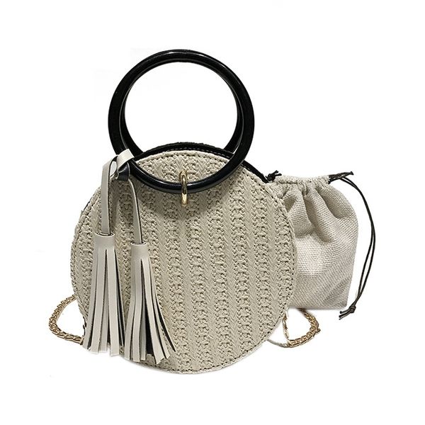fggs women handmade round beach shoulder bag circle straw bags summer woven rattan handbags women messenger bags(white
fggs women handmade round beach shoulder bag circle straw bags summer woven rattan handbags women messenger bags(white
