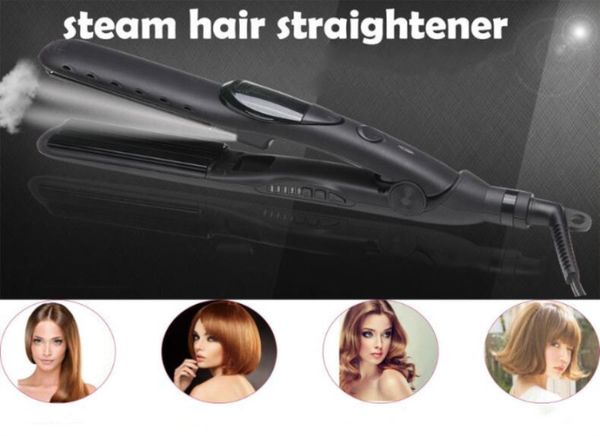 dropshipping steam hair straighteners straight curl atomization splint tourmaline ceramic hair irons, Black
dropshipping steam hair straighteners straight curl atomization splint tourmaline ceramic hair irons, Black