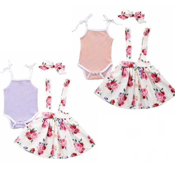 baby girls slip rompers suspender skirts headband clothing sets kids slid floral printed dresses bowknot hairband suits cyp626, White
baby girls slip rompers suspender skirts headband clothing sets kids slid floral printed dresses bowknot hairband suits cyp626, White