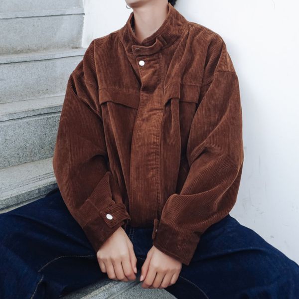 autumn and winter new boutique men's large size fashion youth solid color simple casual cotton polyester jacket loose warm, Black;brown
autumn and winter new boutique men's large size fashion youth solid color simple casual cotton polyester jacket loose warm, Black;brown