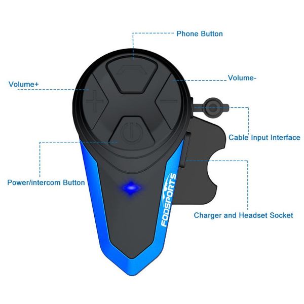 fodsports bt-s3 motorcycle helmet intercom wireless bluetooth headset waterproof bt multi interphone intercomunicador moto fm
fodsports bt-s3 motorcycle helmet intercom wireless bluetooth headset waterproof bt multi interphone intercomunicador moto fm