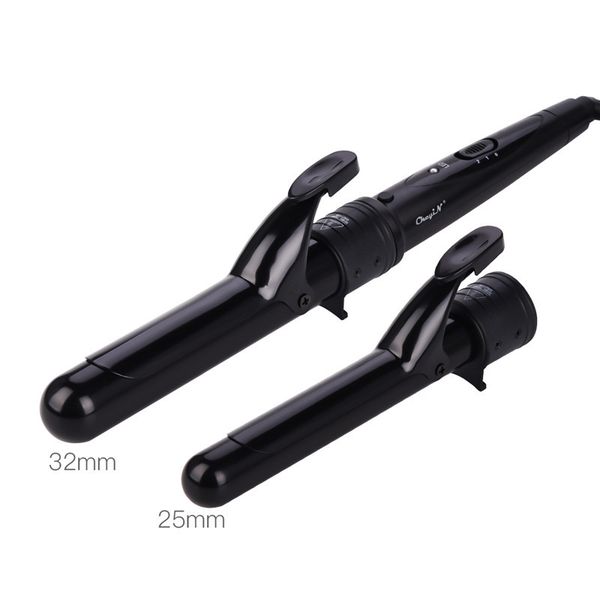 hair curler 32mm with interchangeable 25mm curling wands for small curls with temperature adjusted dual voltage 30
hair curler 32mm with interchangeable 25mm curling wands for small curls with temperature adjusted dual voltage 30