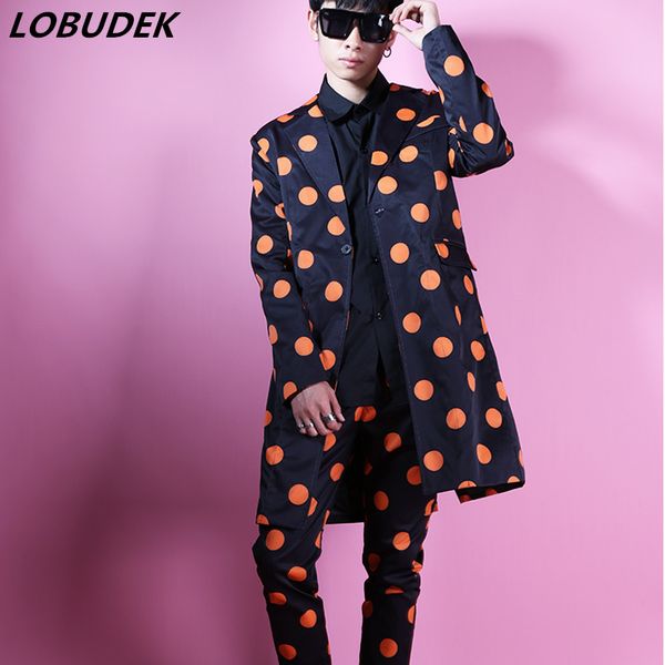 punk style dj hip-hop stage costume black dots blazers slim long coat men singer dancer concert performance nightclub blazers, White;black
punk style dj hip-hop stage costume black dots blazers slim long coat men singer dancer concert performance nightclub blazers, White;black