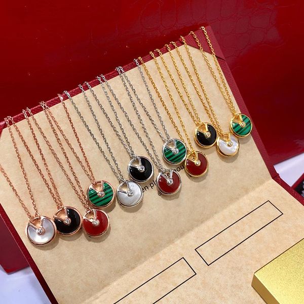 luxury designer jewelry women necklace 925 sterling silver natural agate double amulet pendant love necklaces women 18k gold chains jewelry
luxury designer jewelry women necklace 925 sterling silver natural agate double amulet pendant love necklaces women 18k gold chains jewelry