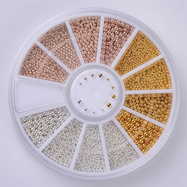 1 box 3d nail beads studs gold silver champagne steel 0.8mm 1.0mm 1.2mm 1.5mm mixed-size manicure nail art decoration in wheel, Silver;gold
1 box 3d nail beads studs gold silver champagne steel 0.8mm 1.0mm 1.2mm 1.5mm mixed-size manicure nail art decoration in wheel, Silver;gold