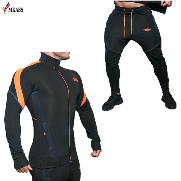men's tracksuit sets 2019 spring autumn casual sportswear patchwork color zipper hoodies + pants sporting sets man 2xl, Black
men's tracksuit sets 2019 spring autumn casual sportswear patchwork color zipper hoodies + pants sporting sets man 2xl, Black