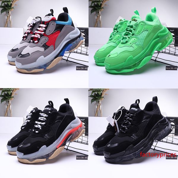 triple s casual shoes clear bubble midsole triple black green men women platform sports sneakers trainers with size 36-45
triple s casual shoes clear bubble midsole triple black green men women platform sports sneakers trainers with size 36-45