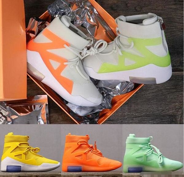 

2019 fear of god 1 mens basketball shoes florida a&m frosted spruce orange pulse yellow green black boots sports zoom designer sneakers