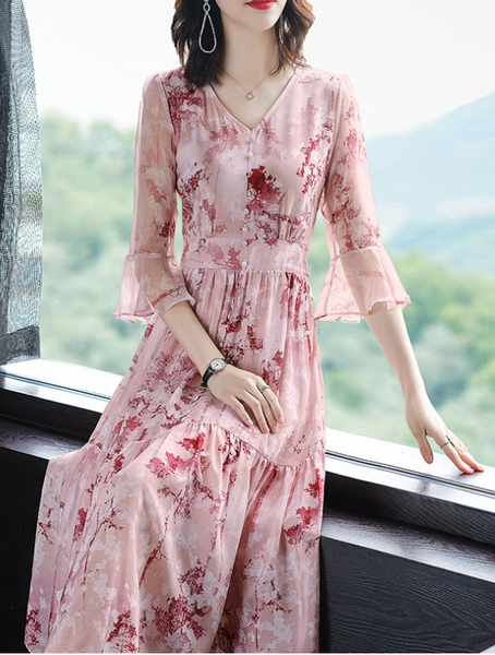 l054 # floral dress summer dress 2020 new spring and summer temperament goddess fan qingshufeng heavy silk dress, skirt, White;black
l054 # floral dress summer dress 2020 new spring and summer temperament goddess fan qingshufeng heavy silk dress, skirt, White;black