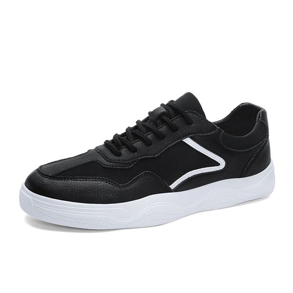 spring and autumn new trend men's simple fashion white shoes breathable sports shoes lightweight casual comfortable board, Black
spring and autumn new trend men's simple fashion white shoes breathable sports shoes lightweight casual comfortable board, Black