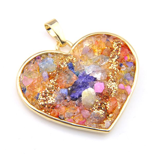 luckyshine 10 pcs brand new heart natural crystal cluster multicolor pendants gold plated women men pendant necklaces, Silver
luckyshine 10 pcs brand new heart natural crystal cluster multicolor pendants gold plated women men pendant necklaces, Silver