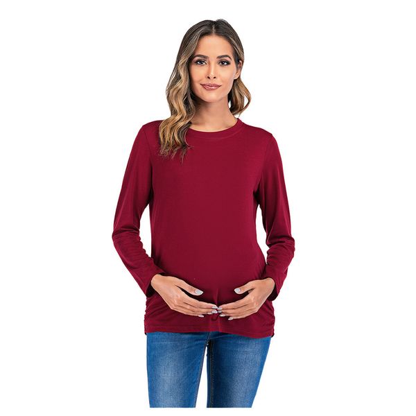 maternity clothes women maternity round neck long sleeve loose t-shirt blouse breastfeeding clothes zwangerschaps kleding, White
maternity clothes women maternity round neck long sleeve loose t-shirt blouse breastfeeding clothes zwangerschaps kleding, White