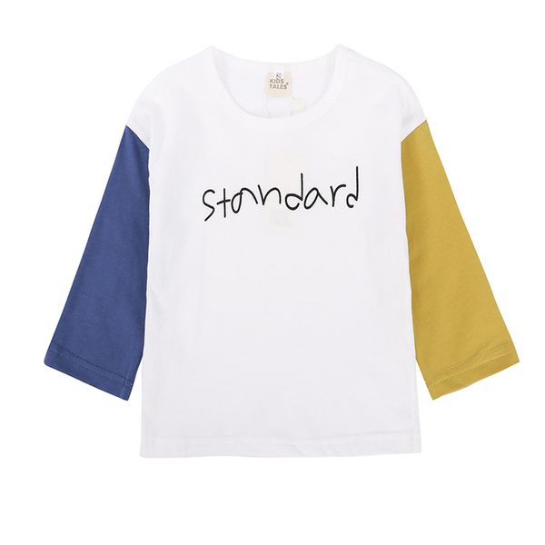 children's t-shirt european and american fashion standard letter printing autumn long-sleeved round neck boy and girl t-shirt, Blue
children's t-shirt european and american fashion standard letter printing autumn long-sleeved round neck boy and girl t-shirt, Blue