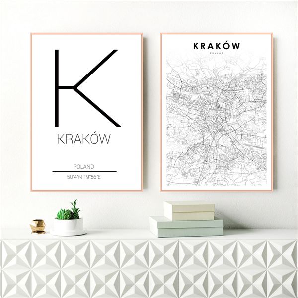 krakow cracow city street map poster modern canvas painting art prints for poland living room home decor
krakow cracow city street map poster modern canvas painting art prints for poland living room home decor