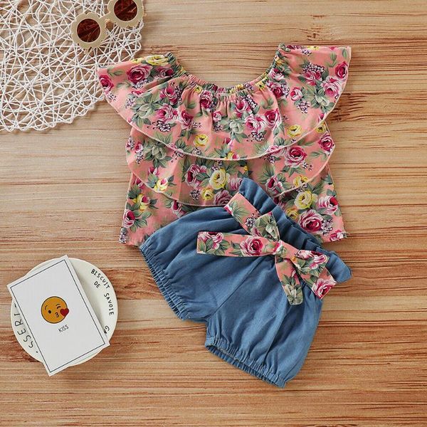 uk stylish toddler kids baby girl 12m-5y floral shorts summer outfits set clothes, White
uk stylish toddler kids baby girl 12m-5y floral shorts summer outfits set clothes, White