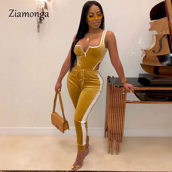 ziamonga two piece set zipper bodysuit and long pants women side striped velvet fall 2 piece club outfit bodycon sets, White
ziamonga two piece set zipper bodysuit and long pants women side striped velvet fall 2 piece club outfit bodycon sets, White