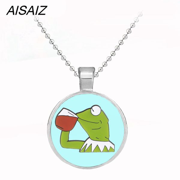 fashion jewelry cute kermit frog the frog necklace pendant key chain enamel gift children's christmas gift, Silver
fashion jewelry cute kermit frog the frog necklace pendant key chain enamel gift children's christmas gift, Silver