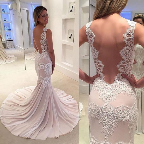 backlkaegirls pink sleeveless mermaid jersey backless evening dresses lace decor women formal party dress, Black;red
backlkaegirls pink sleeveless mermaid jersey backless evening dresses lace decor women formal party dress, Black;red