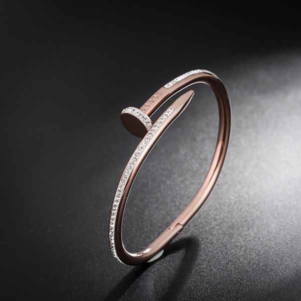 wholesale bracelet grade titanium steel nail cuff female bangle fashion jewelry rose gold bracelets wristlet jewel women, Black
wholesale bracelet grade titanium steel nail cuff female bangle fashion jewelry rose gold bracelets wristlet jewel women, Black