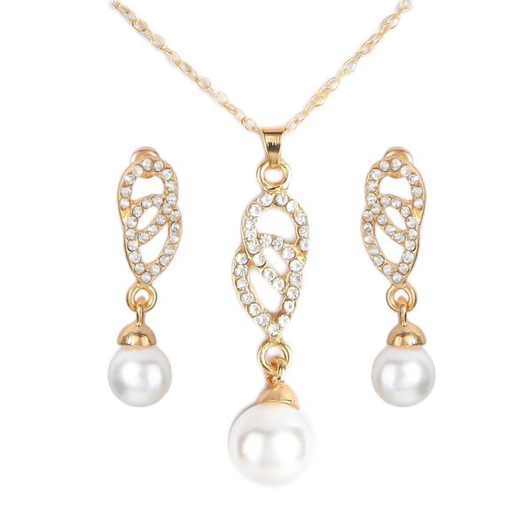 elegant double ring pearl pendant necklace hook earrings set wedding jewelry set for women rhinestone necklace earrings, Silver
elegant double ring pearl pendant necklace hook earrings set wedding jewelry set for women rhinestone necklace earrings, Silver