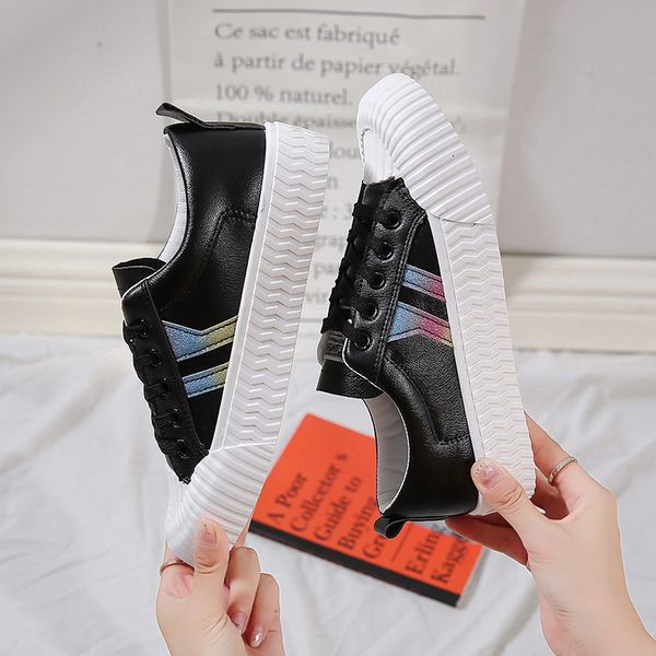 ladies vulcanize walking shoes women breathable sneakers flat shoes footwear leisure leather colorful stripes i7-03, Black
ladies vulcanize walking shoes women breathable sneakers flat shoes footwear leisure leather colorful stripes i7-03, Black