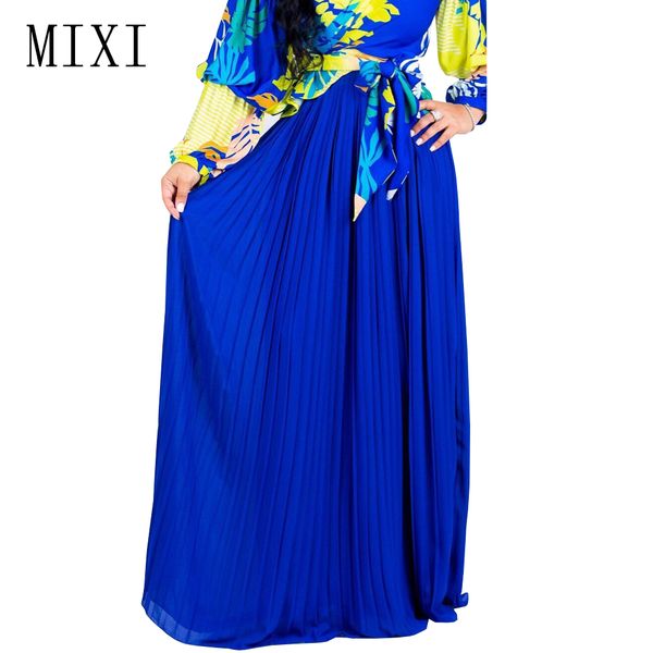 mixi vintage boho chiffon long skirts elegant elastic high waist pleated maxi skirt with belt 2018 summer women skirt saia longa, Black
mixi vintage boho chiffon long skirts elegant elastic high waist pleated maxi skirt with belt 2018 summer women skirt saia longa, Black