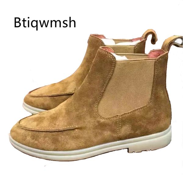 2020 new ankle boots women round toe kid suede flat shoes woman fashion boots, Black
2020 new ankle boots women round toe kid suede flat shoes woman fashion boots, Black