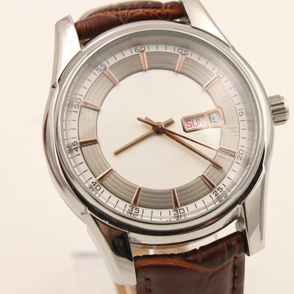 omeg de ville hour-vision glass automatic professional wach co-axial james bond 007 planet ocean men leather belt watches, Slivery;brown 
omeg de ville hour-vision glass automatic professional wach co-axial james bond 007 planet ocean men leather belt watches, Slivery;brown