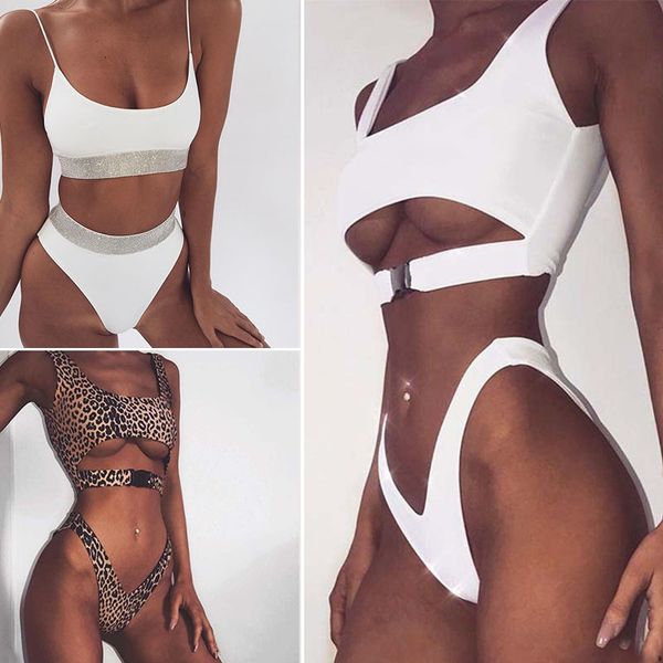 swimwear for women designer bikini bikini swimwear women swimsuit brazilian polyester bikini set green halter wear suits s xl, White;black
swimwear for women designer bikini bikini swimwear women swimsuit brazilian polyester bikini set green halter wear suits s xl, White;black