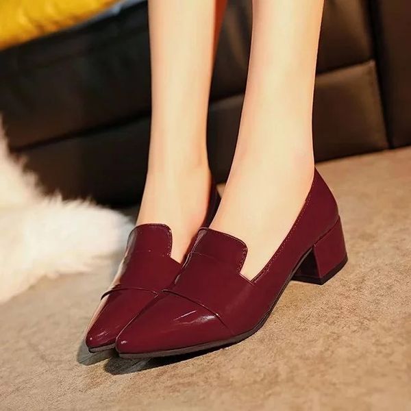 dropshipping high heels shoes women pumps patent leather single woman dress shoes thick heels female pointed toe leopard pumps, Black
dropshipping high heels shoes women pumps patent leather single woman dress shoes thick heels female pointed toe leopard pumps, Black