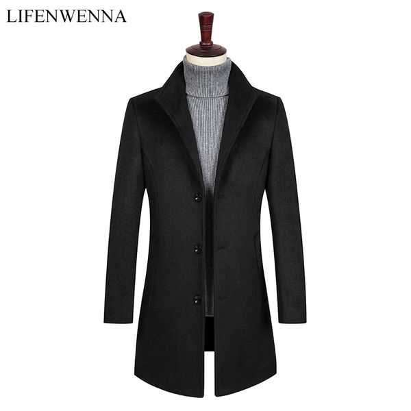 autumn new arrival men's woolen coat 2019 winter fashion solid single breasted slim trench coat mens business casual wool jacekt, Black
autumn new arrival men's woolen coat 2019 winter fashion solid single breasted slim trench coat mens business casual wool jacekt, Black